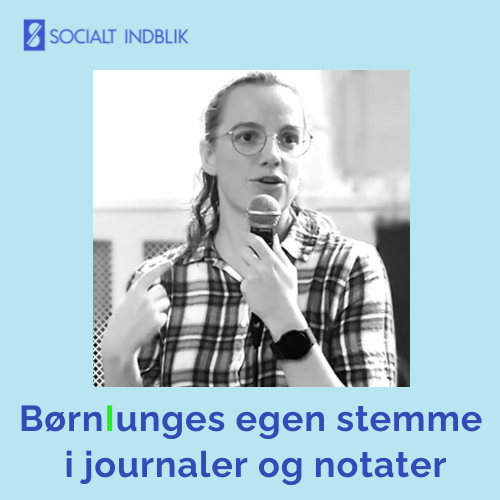 Børn og unges stemme i deres egne journaler.