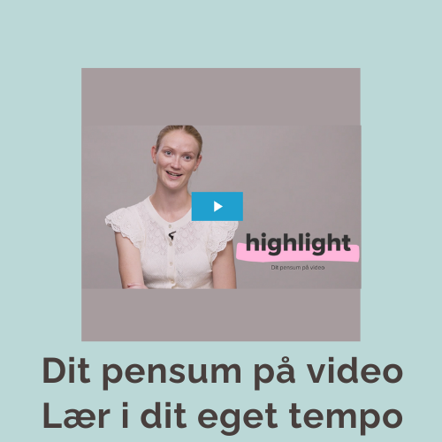 Sundhedsfaglig uddannelse, pensum, video, studerende