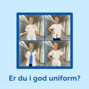 Korrekt uniform, hygiejne forskrifter uniform