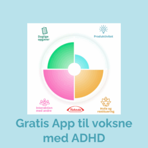APP til voksne med ADHD. symptomer og livskvalitet monitorering