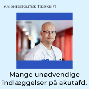 unødvendige indlæggelser i akutmodtagelsen, børn/unge voksne, antal sygeplejersker i kommunen