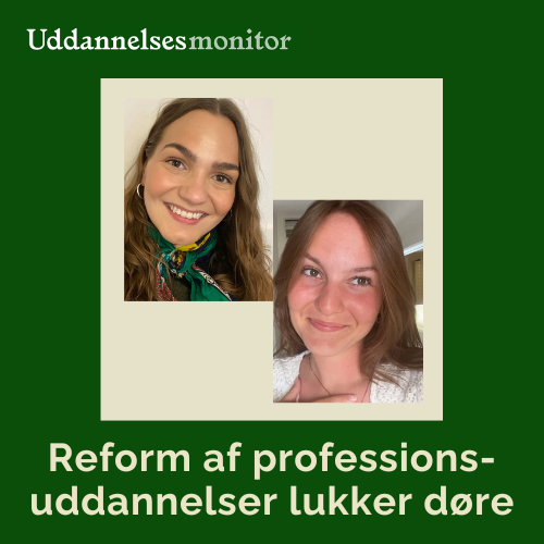 Uddannelsesreform, færre undervisningstimer, professionsbachelor en blindgyde?