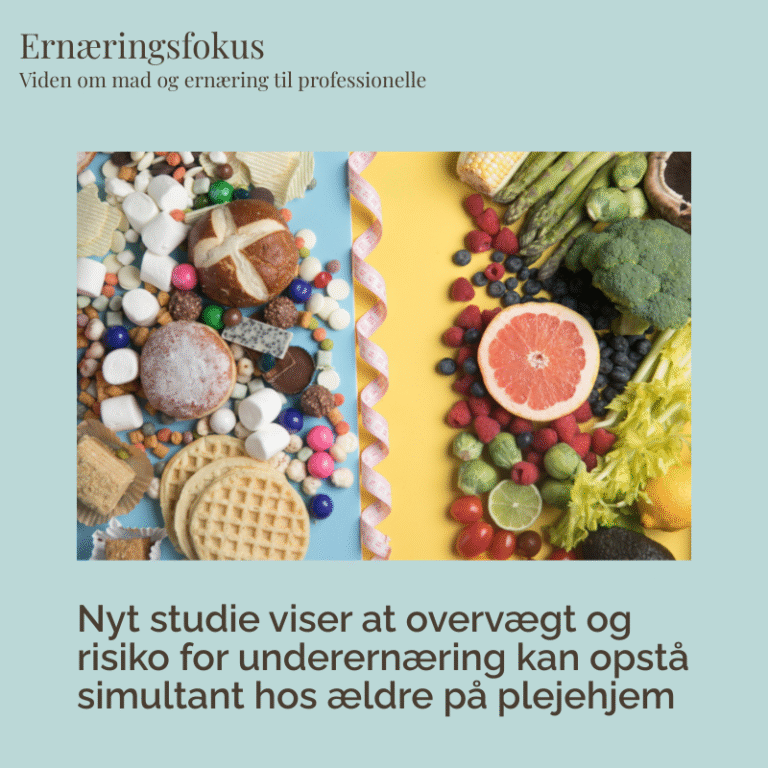 Nyt studie viser at overvægt og risiko for underernæring kan opstå ...