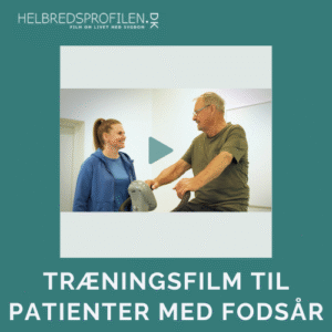 Træningsfilm til patienter med fodsår