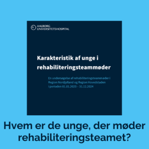 Karakteristik af unge i rehabiliteringsteams, socialmedicin