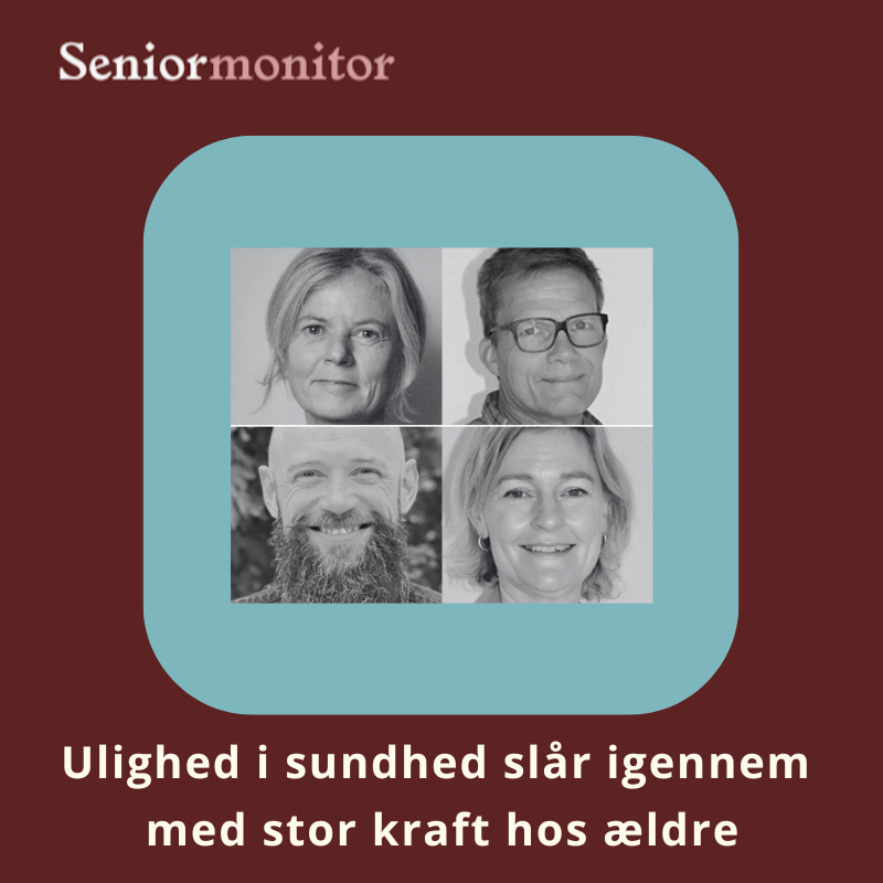 Ulighed i sundhed, ældrepleje, ældresundhed, Seniormonitor