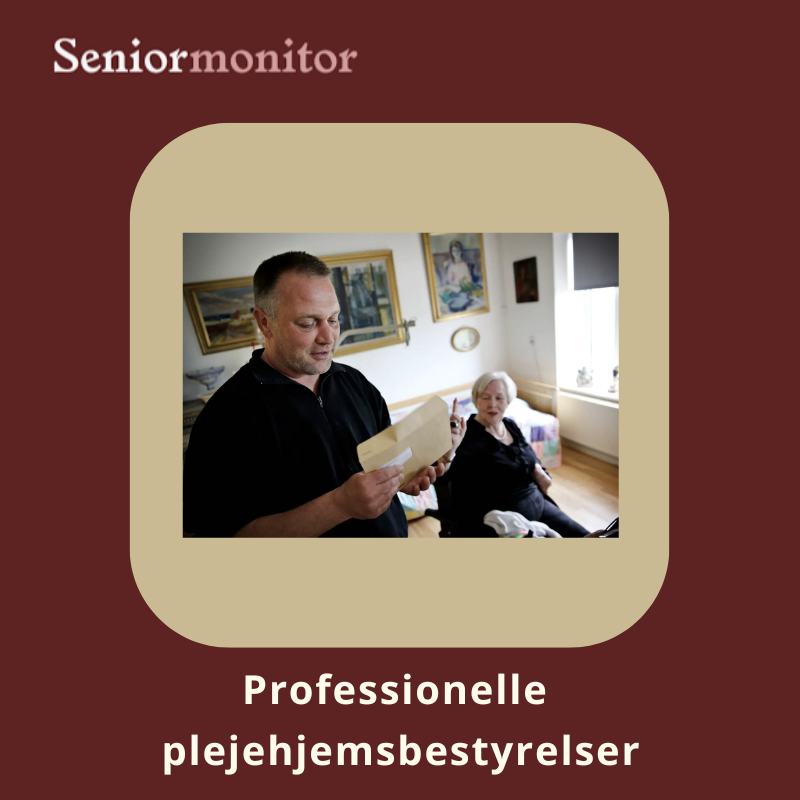 Professionelle plejehjemsbestyrelser, Seniormonitor, ældrelov