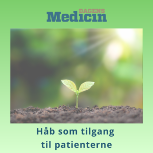 Håb i patientbehandling, patient trivsel, støtte til patienter og pårørende