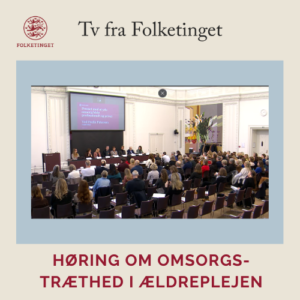 Omsorgstræthed, ældrepleje, kommunal ældrepleje