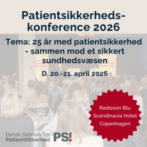 Patientsikkerhed, konference 2026, sikkert sundhedsvæsen